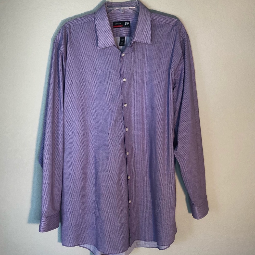 XL 17.5 neck purple shirt men’s long sleeve